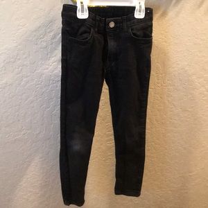 Boys Size 6X H&M Distressed Black Jeans